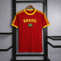 Camisa Bandeira do Brasil Bordada Torcedor Premium de Algodão